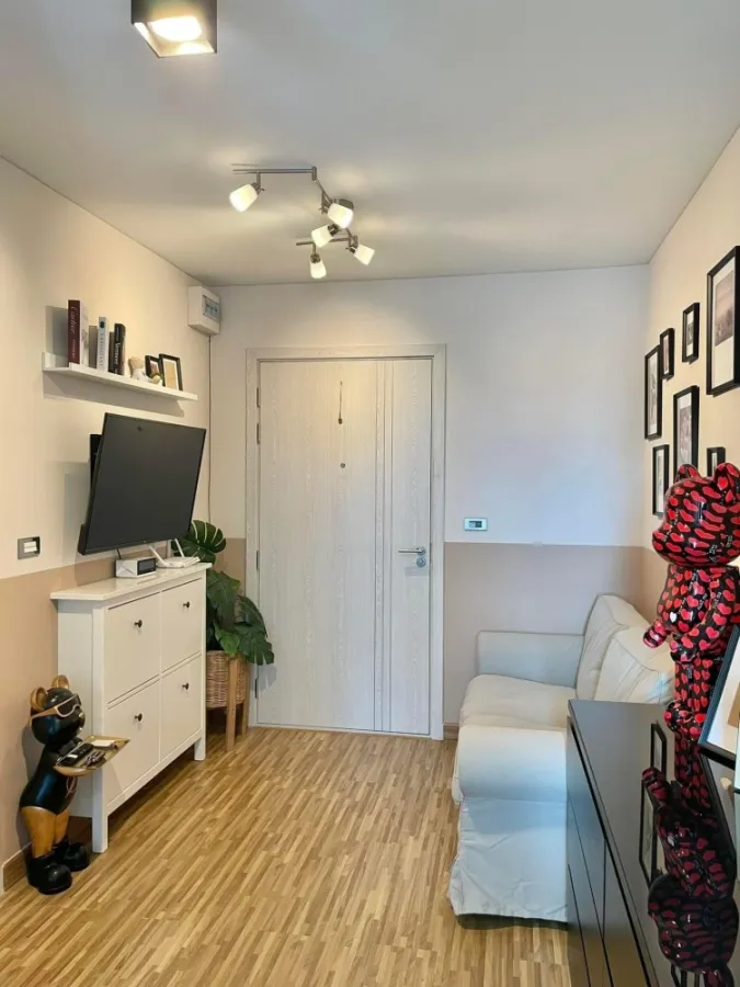 For sale, The Iris Bang Yai, 4th floor, spacious room, beautifully decorated, ready to move in immediately, hurry up and buy it, don't want to miss it