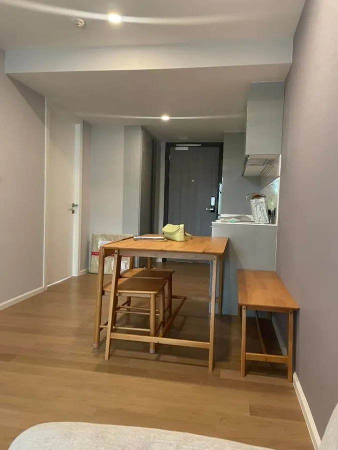 For Rent Suan Bua Residence Aree-Ratchakhru The room decorated in warm tones, comfortable for the eyes. partition Don't miss a lot