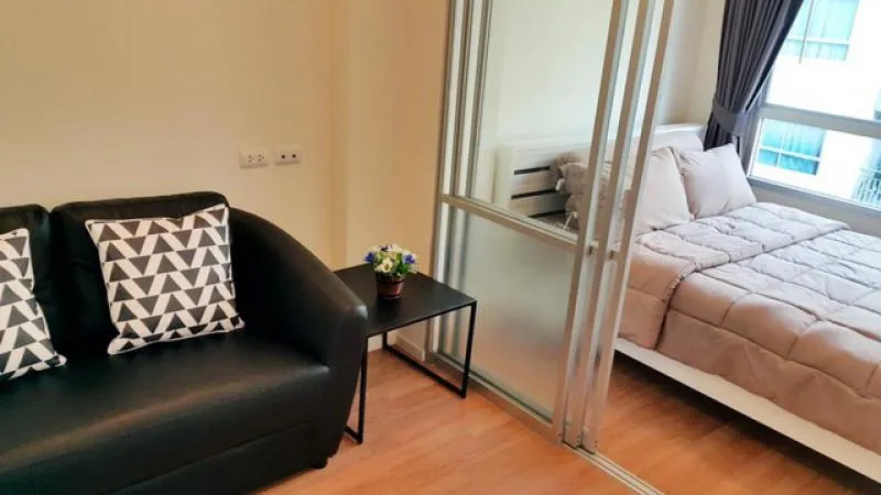 Condo for sale, Lumpini Ville On Nut-Pattanakarn, 1 bedroom, 1 bathroom, decorated room, fully furnished, ready to move in, reserve now.