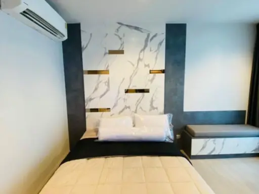 Condo for rent, Life Asoke-Rama, 9 rooms, east corner, beautiful green garden, bright, not hot, hurry to reserve. images