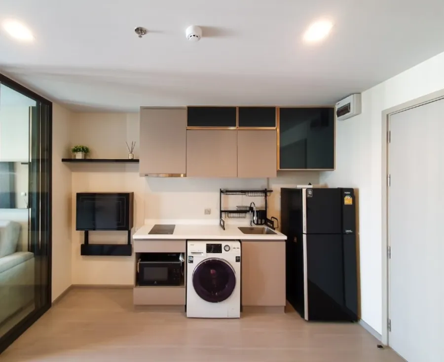 For rent Life Ladprao, perfectly decorated room, very livable, fully furnished and electrical appliances, book now