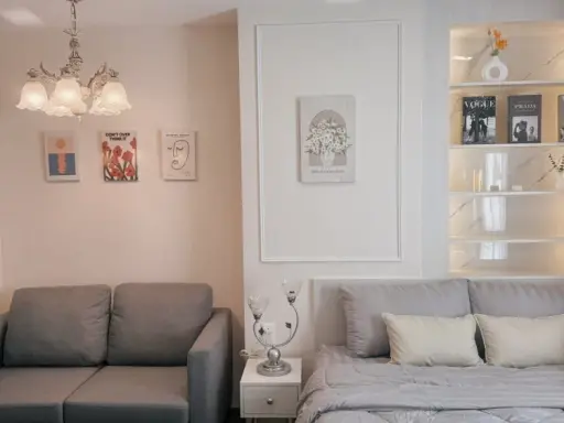 Kave Wonderland condo for rent. Beautiful pool view room, fully furnished. Book now!