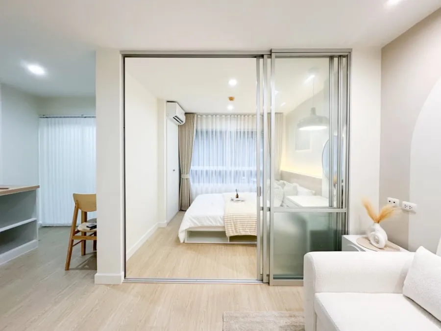 ขาย คอนโด Lumpini Ville Onnut 46 ห้องแต่งสวย บิ้วอินท์จัดเต็ม โทนขาวสบายตา ราคาสบายกระเป๋า จองเลย