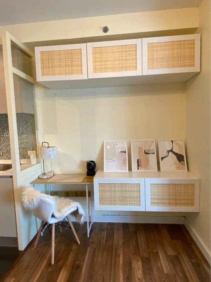 For sale: A Space Me Bangna, very beautifully decorated room. Very minimalist style, comfortable to sleep in, well furnished, can't make a reservation