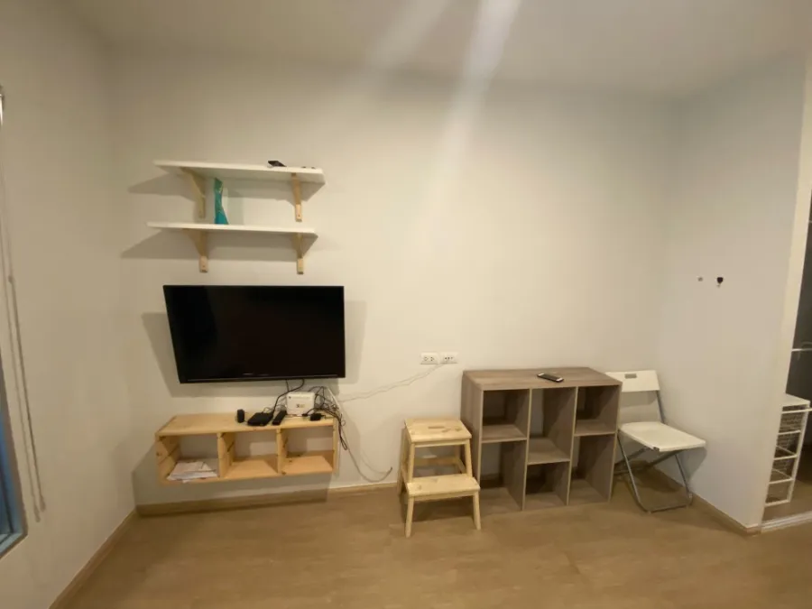 For rent!! Condo A Space Sukhumvit 77, 1st floor, Building E, fully furnished, hurry up to reserve!!