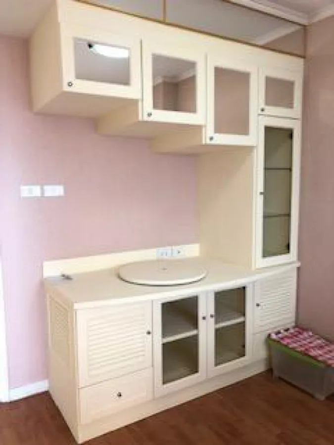 ให้เช่า!! คอนโด ลุมพินี วิลล์ พหล-สุทธิสาร ชั้น12 ตึกA ชั้น12 Built-in ใหม่ Fully Fernished จองเลย!!
