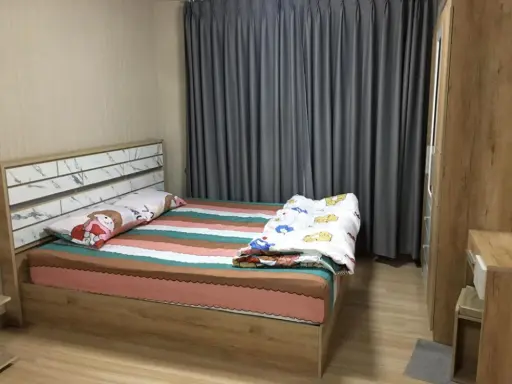 For rent, Plum Condo Phahon Yothin 89, spacious room, lots of usable space. Plus tight furniture This price, hurry up to reserve.