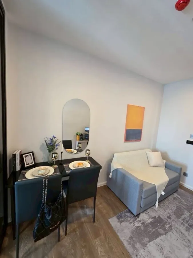 For rent, Modiz Sukhumvit 50, beautiful room, fully furnished, worth living in, book now, don't miss out, hurry!