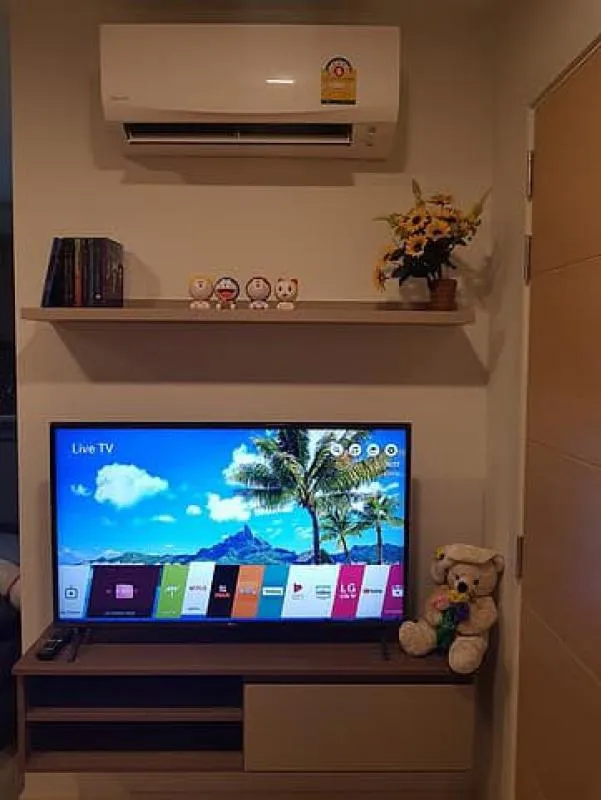 ห้องแต่งสวย ห้องได้วิวเปิดโล่ง ไม่มีตึกบัง เฟอร์นิเจอร์บิ้วอินครบ รีบเลย kave condo For rent