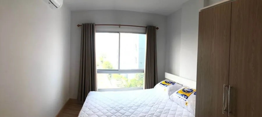 For rent: The Kith Lite Bangkadi-Tiwanon. Complete electrical appliances Fully furnished The view is open and comfortable. Don't miss it.