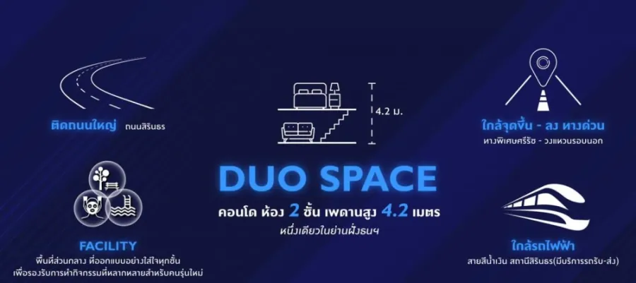 Sale down payment The Origin Plug & Play Sirindhorn, duo space room, 2 floors, comes with a special price If you miss it, you will regret it.