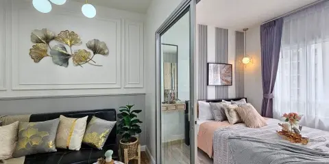 ขาย Manor สนามบินน้ำ ห้องสวย น่าอยู่ ตกแต่งน่ารัก หิ้วกระเป๋ามาอยู่ได้เลยจ้า ห้ามพลาด