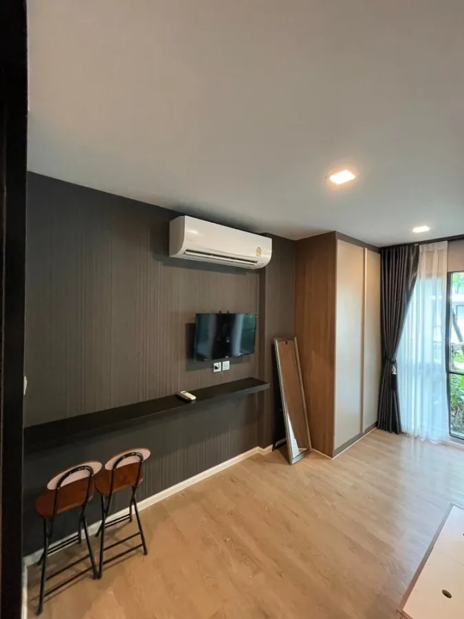 ให้เช่า Kave Town Shif ห้องใหญ่ขนาด 28 ตร.ม ได้วิวสระแจ่มๆ มีทุกอย่างครบ สนใจรีบจองเลยก่อนหลุดมือ