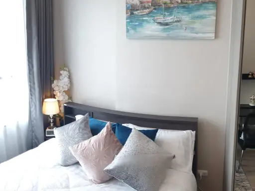 ให้เช่าคอนโด Knightsbridge Collage รามคำแหง ห้องน่าอยู่ ติดวอลเปเปอร์อย่างดี ราคาคุ้ม รีบมาจับจอง images