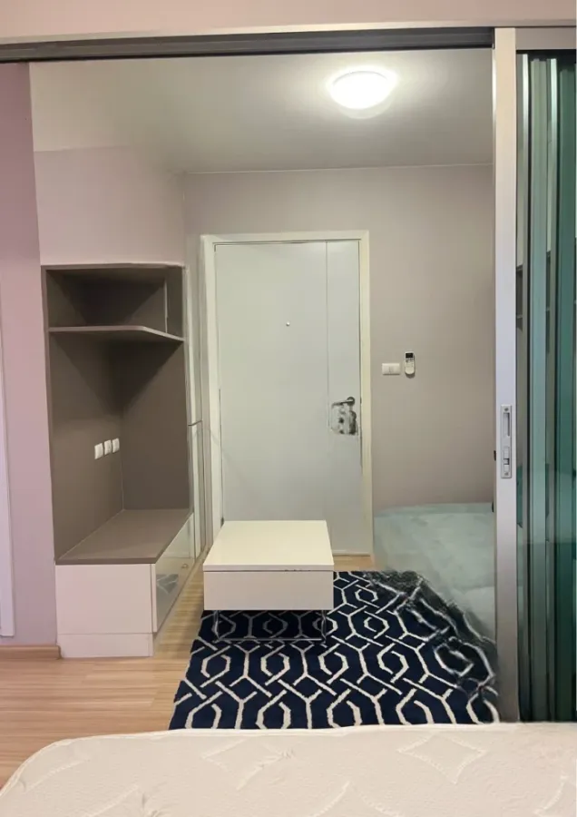 ให้เช่า Plum condo chaengwattana station ตึก A เฟส 2 เฟอร์นิเจอร์ครบเซต มาแต่ตัวเข้าอยู่ได้เลยจ้า