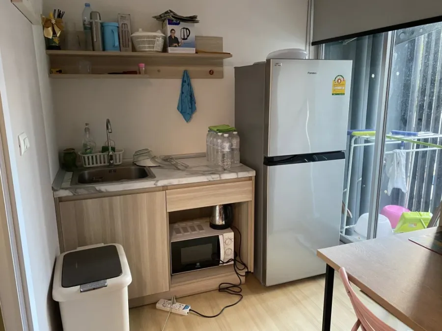 For rent: Plum Condo Chaengwattana Station, Phase 3, 2nd floor, fully furnished, reserve now, urgent!