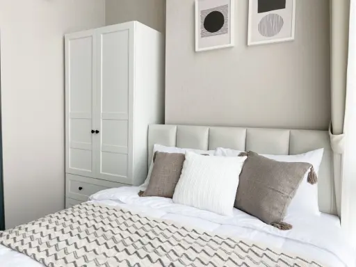 Condo for rent, Metro Sky Prachachuen, nice room, comfortable color tone, fully furnished, good price, hurry to book