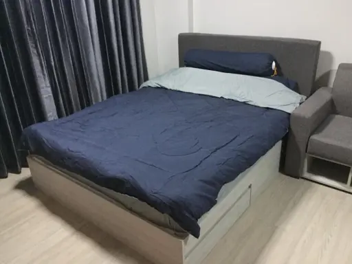 For rent D Condo Campus Kamphaengsaen, fully furnished room ready to move in First come first serve!!