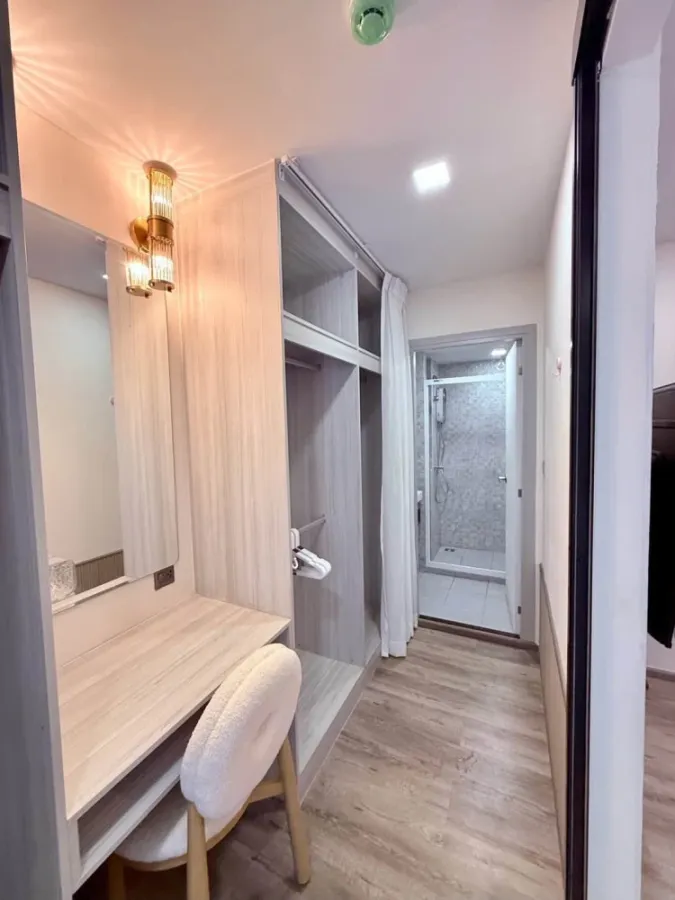 For rent: Kave Embryo Rangsit, beautifully decorated minimalist room, fully furnished, ready to move in.