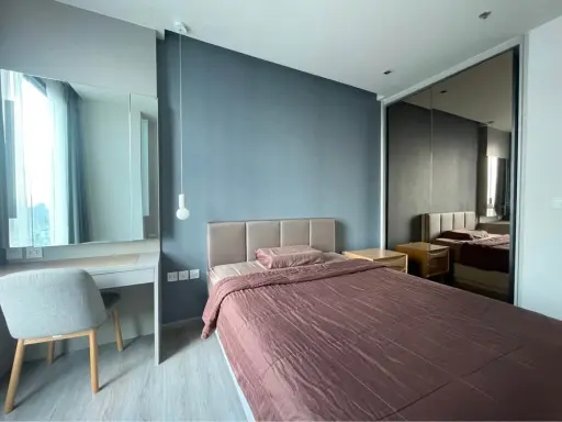 For rent: The Reserve Phahonyothin-Pradiphat, high floor, Pradiphat Road view, no blocked view, built-in in the whole room, must book! images