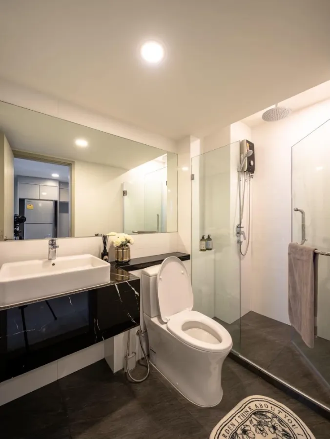 ปล่อยเช่า Knightsbridge Space Ratchayothin ห้อง Duo Space 2 ชั้น แต่งครบ Build-in ทั้งห้อง จองเลย