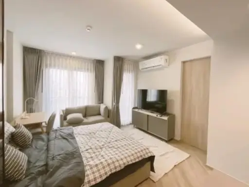 For rent Chapter Thonglor 25 ห้อง STUDIO มาพร้อมตู้เสื้อผ้า Buit-In ขนาดใหญ่ น่าอยู่มาก รีบจับจองเลย