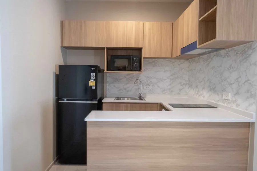 For Rent Nue Noble Centre Bangna ห้องกว้างขวาง มีพื้นที่ใช้สอยเยอะ แต่งพร้อมอยู่ จองเลย