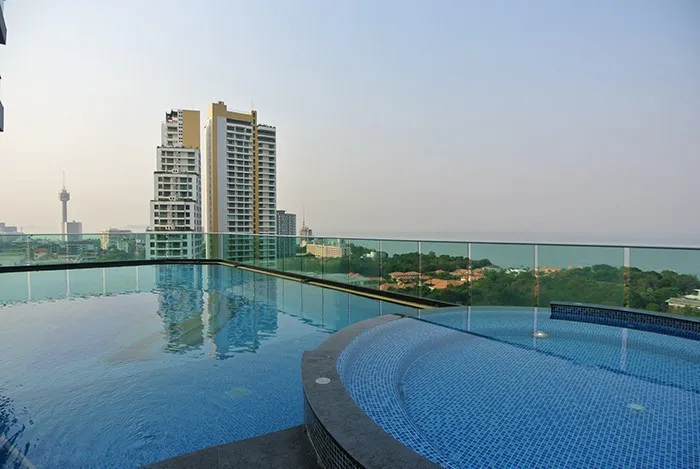 For rent: Cozy Beach View Condominium, Studio room, complete set of built-in furniture. Hurry and reserve before you miss out.