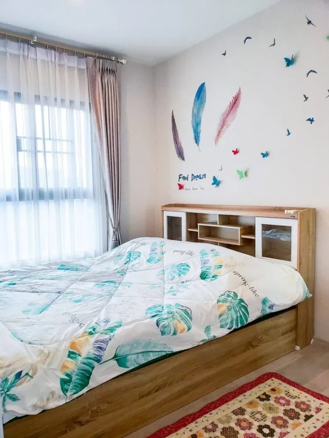 For rent, Plum Condo Central Station Phase 1, 1 bedroom, 1 bathroom, nice to live in, fully furnished, ready to reserve.