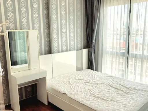 Sell The Rich@Sathorn-Taksin, 7th floor, newly renovated room, beautiful and livable. You can reserve and own it.