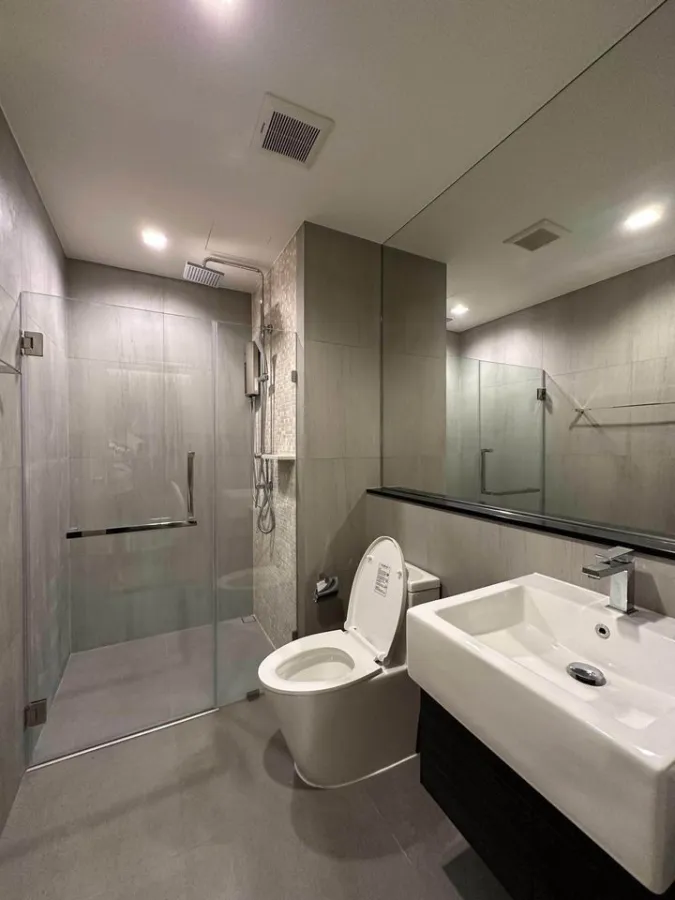 Condo for rent, The Politan Aqua, decorated room, ready to move in, fully built-in furniture, complete electrical appliances, book now.