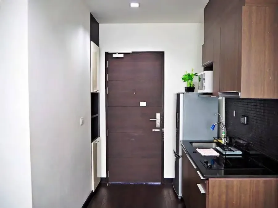 For rent IDEO Q Phayathai, spacious room, comes with usable space, complete here, hurry up and book now, don't miss out.