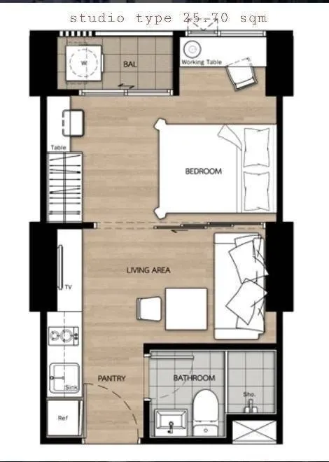 ขาย Condo Notting Hill Leamchabang 1 ห้องนอน 1 ห้องน้ำ เห็นวิวสวยจากชั้นสูง ทำเลดี ห้ามพลาด