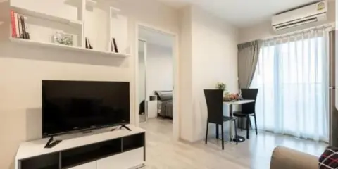 มาจ้า ห้องดี น่าอยู่ โซฟาเบด นั่งสบาย ทีวีจอบึ้มมาก จองด่วน ที่ Plum Condo เซ็นทรัล สเตชั่น ให้เช่า
