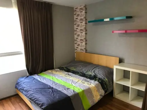 Urgent sale! Condo U Hua Mak Station, room with good wallpaper, great price, come and reserve today.