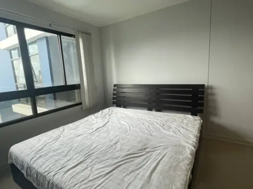 Condo for rent, Lumpini Ville Sukhumvit 77, high floor, good view, complete with furniture and electrical appliances.