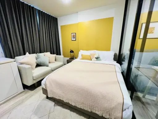 For rent XT Huaikhwang 1 ห้องนอน 1 ห้องน้ำ เฟอร์นิเจอร์ครบพิเศษ มี Internet ส่วนตัวในห้องพร้อม
