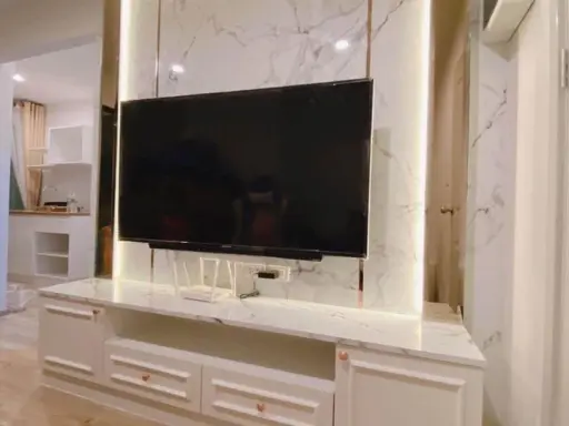 Condo for rent, Hi Sukhumvit 93, room decorated with built-in marble pattern, very livable, plus the best price, don't wait.