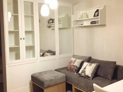 ห้องสวยมากกก ตกแต่งมีสไตล์สุดๆ พร้อมเครื่องซักผ้าในตัว ห้ามพลาดที่ Dcondo Campus Rungsit 2 ให้เช่า