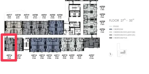 ขายดาวน์ Modiz Avantgarde ห้อง One Bedroom exclusive ชั้น27 ห้องมุมความเป็นส่วนตัวสูง มาจองเลย
