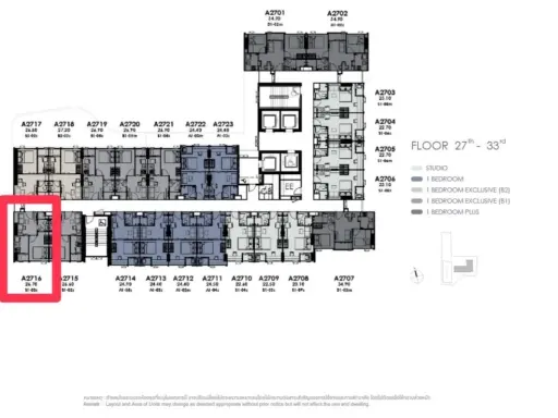ขายดาวน์ Modiz Avantgarde ห้อง One Bedroom exclusive ชั้น27 ห้องมุมความเป็นส่วนตัวสูง มาจองเลย