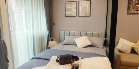 ให้เช่า Kave town space ชั้นสูงกำลังดี เฟอร์ครบ แต่งสวย ครบเครื่องเรื่องห้องดีสุดๆ ไม่จองคือพลาดมากก