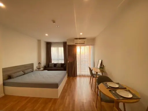 Condo for rent, Lumpini Ville Phatthanakan - Srinakarin, room ready to move in, complete here, I can tell you don't miss it.