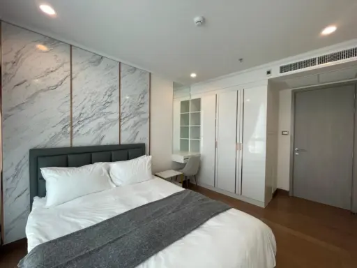Condo for rent, Supalai Oriental, Sukhumvit 39, pool view, beautiful room, ready to move in, good location, don't wait!