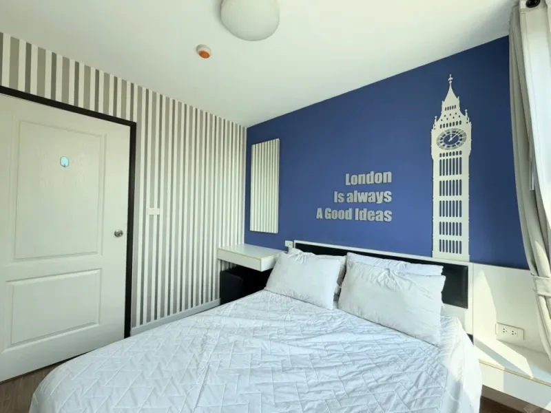 ขาย iCondo Sukhumvit 103 1 ห้องนอน 1 ห้องน้ำ ติดวอลเปเปอร์อย่างดี เดินทางสะดวก ห้ามพลาด