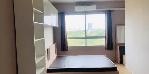 ขายคอนโด Plum Condo Samakkhi ห้องStudio ตกแต่งพร้อมเข้าอยู่ ชั้น5วิวสวย บรรยากาศร่มรื่น จองเล้ยย