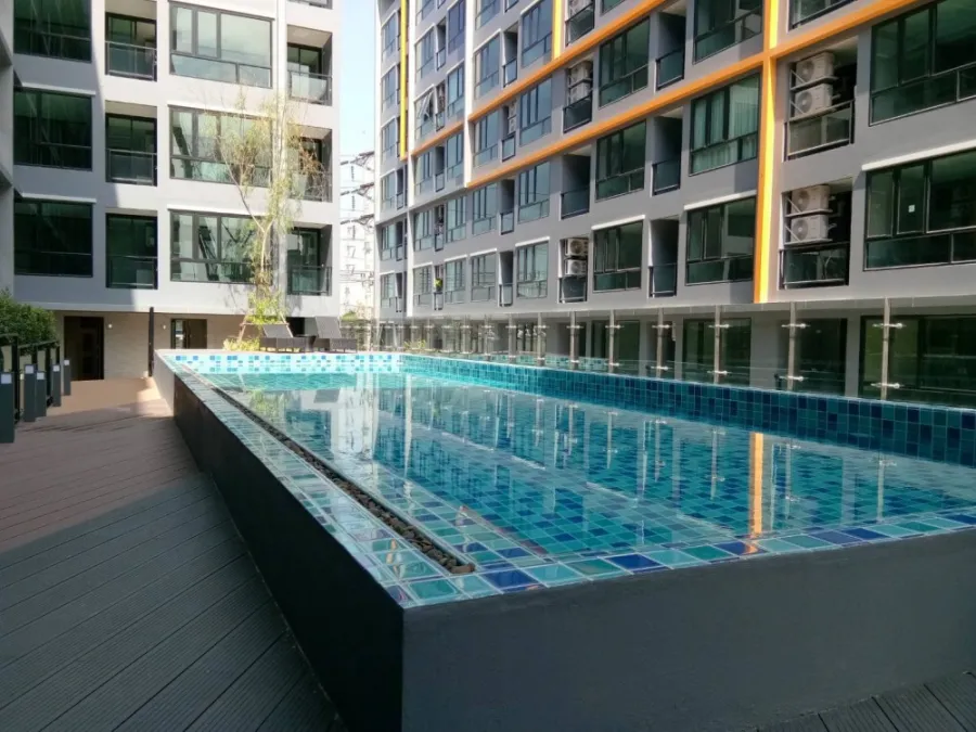 For rent urgently!! Condo The Cube Plus Minburi is full of facilities. Near the source of food, don't miss it!!