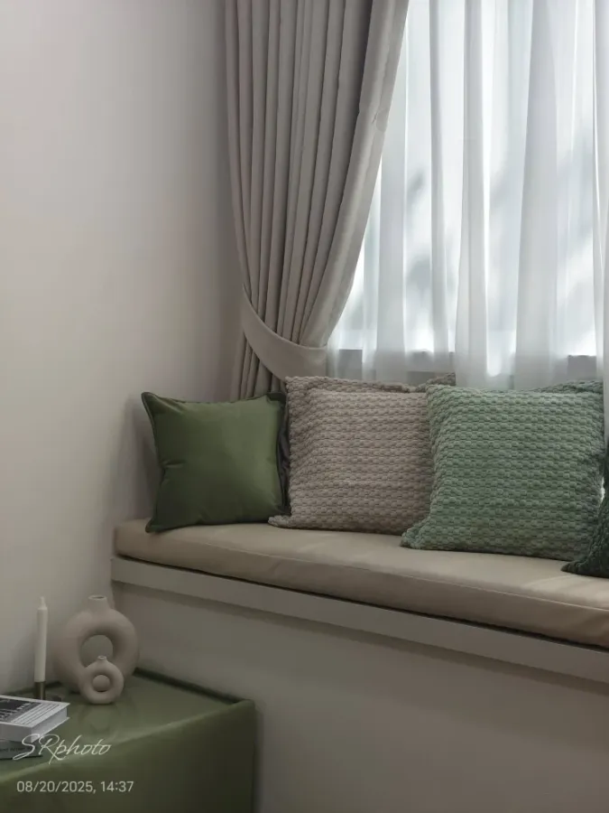 ขาย Happy Condo Ladprao 101 ห้องโทนสีเขียวสบายตา เฟอร์นิเจอร์ Built in ครบ พร้อมชุดครัว จองเลย