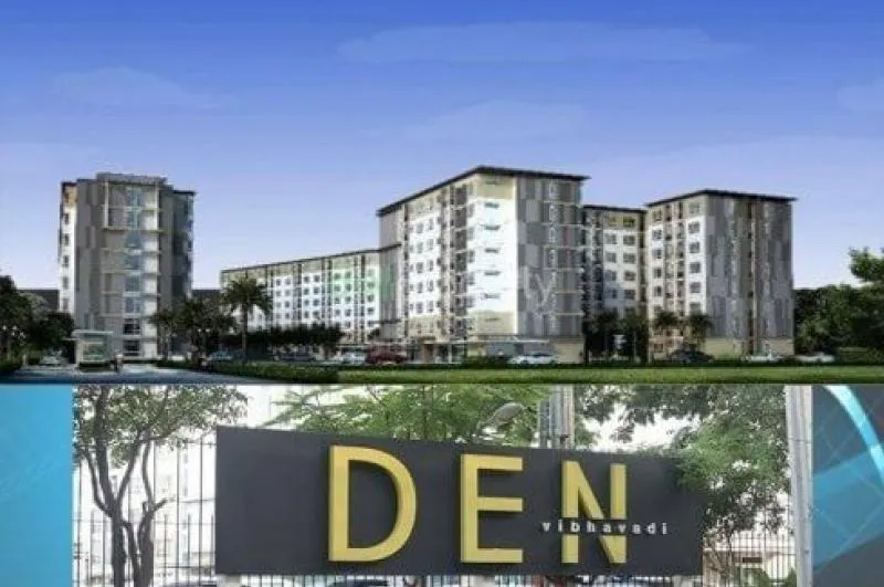 Wow, super bang for rent, Condo Den Vibhavadi, beautiful room, 1 bedroom, fully furnished, comfortable to live in. Hurry up to reserve. Hurry up.