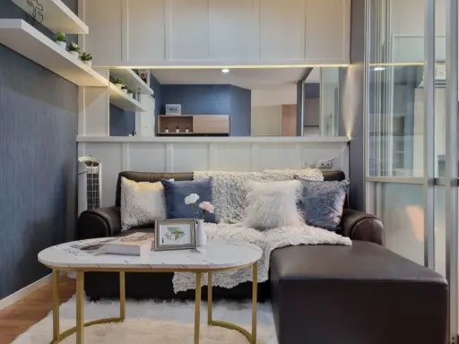 Condo for sale, Lumpini Ville On Nut - Phatthanakan, beautiful room, fully furnished! Ready, great price, don't miss it!!